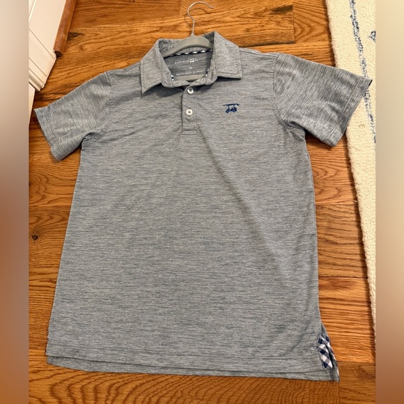 Bald Head Blues Boys Grey Golf Polo size 10 - Picture 1 of 8